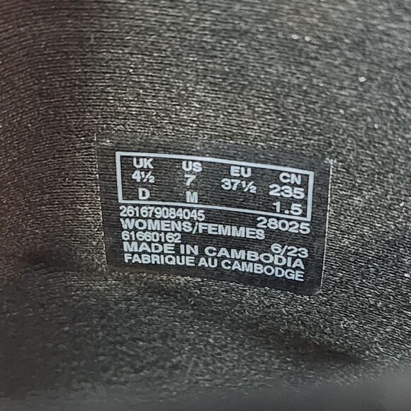 Clarks Teresa Boot Women's Black Leather Ankle Back Zip Size‎ 7 - NIB - Picture 8 of 9